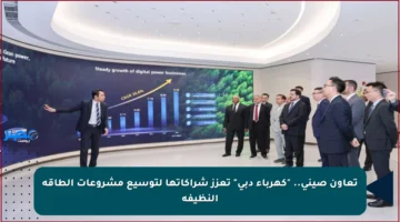 تعاون صيني.. “كهرباء دبي” تعزز شراكاتها لتوسيع مشروعات الطاقة النظيفة